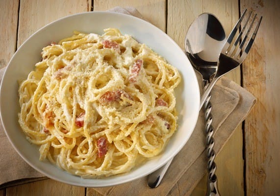 Spaghetti alla carbonara (la vraie !)