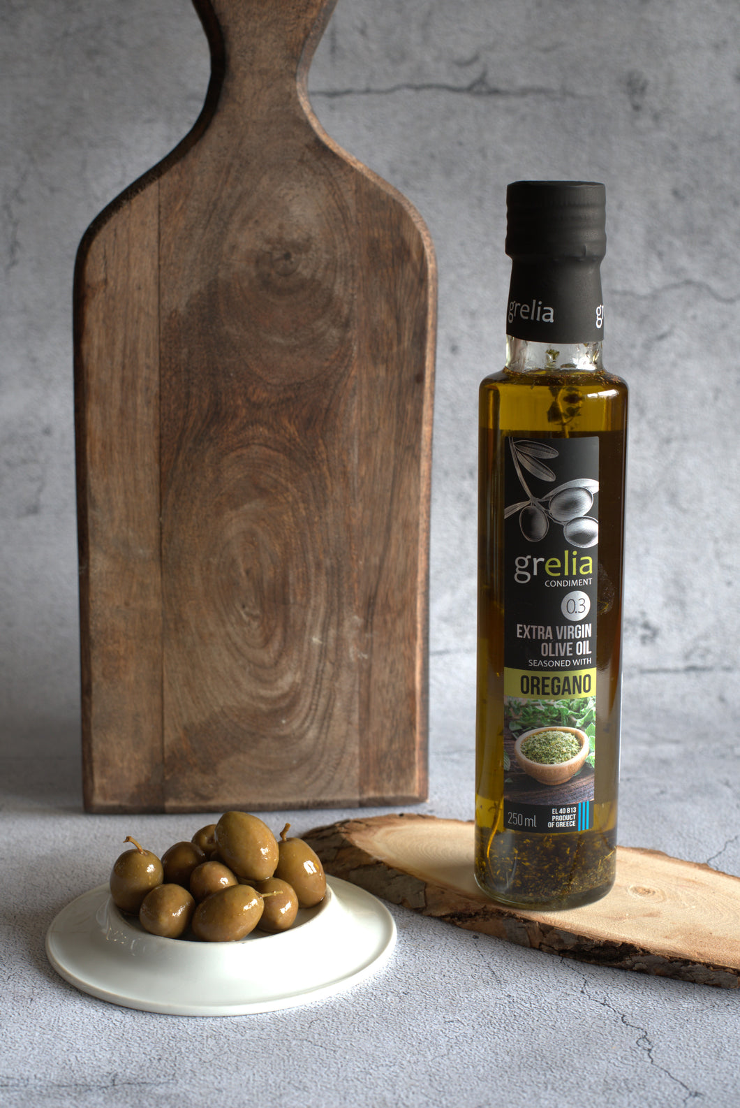 Huile d'olive extra vierge à l'origan (250ml)