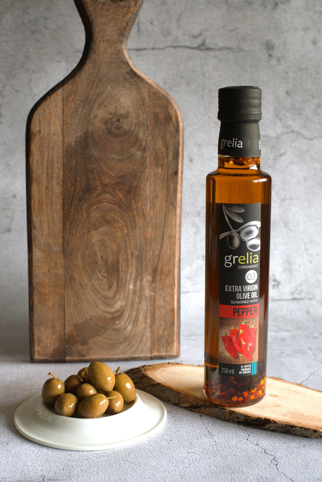 Huile d'olive extra vierge au piment (250ml)