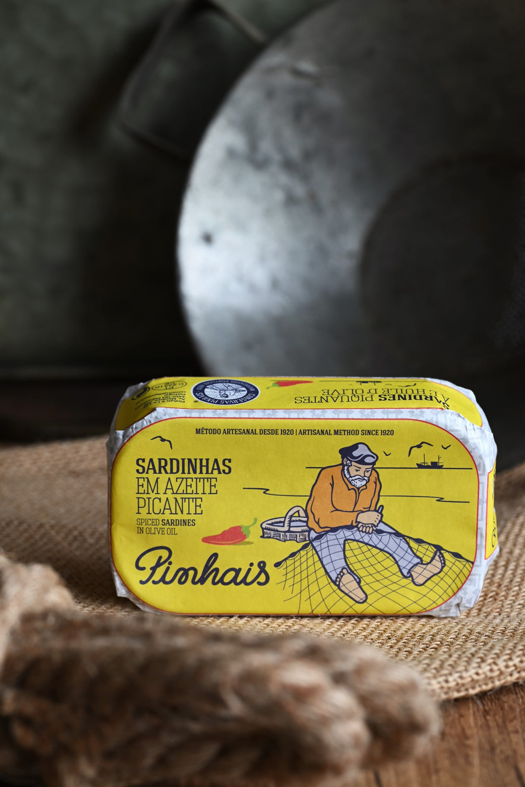 Sardines pimentées à l'huile d'olive (125g)