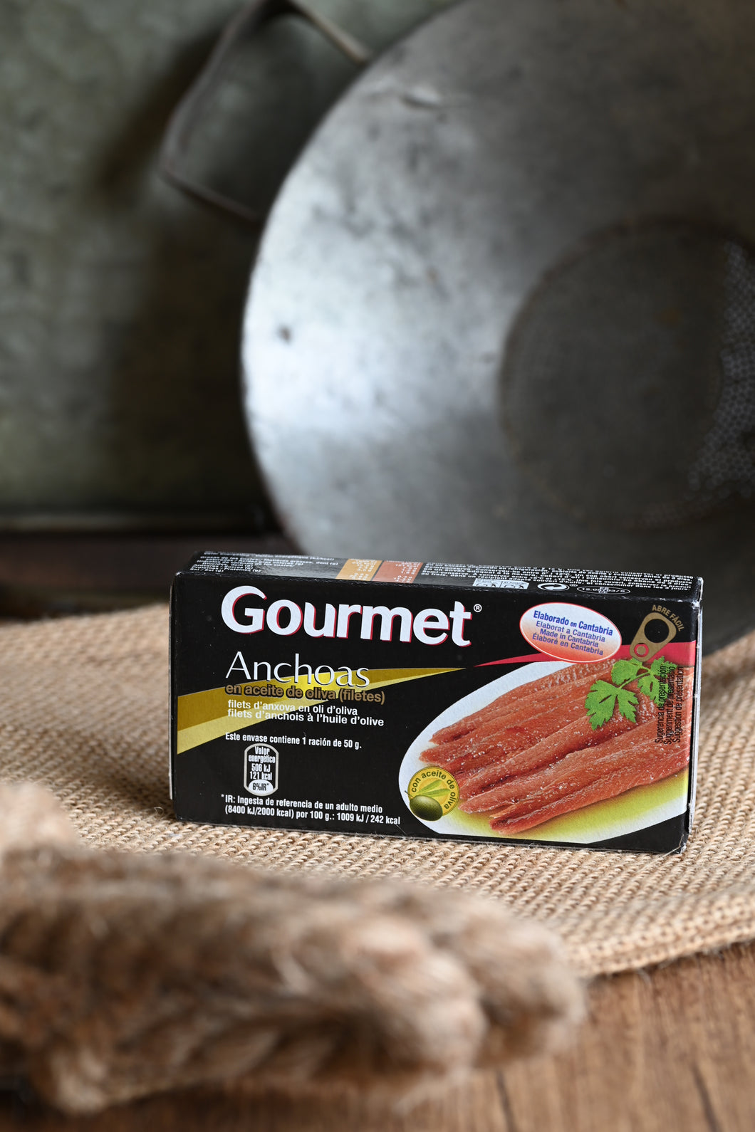 Filet d'anchois à l'huile d'olive (50g)