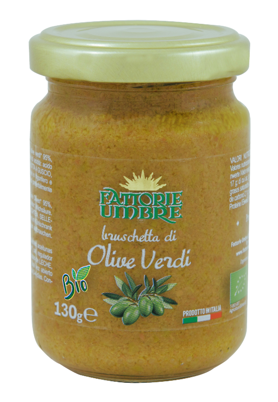 Bruschetta d'olives vertes BIO F.U(130g)