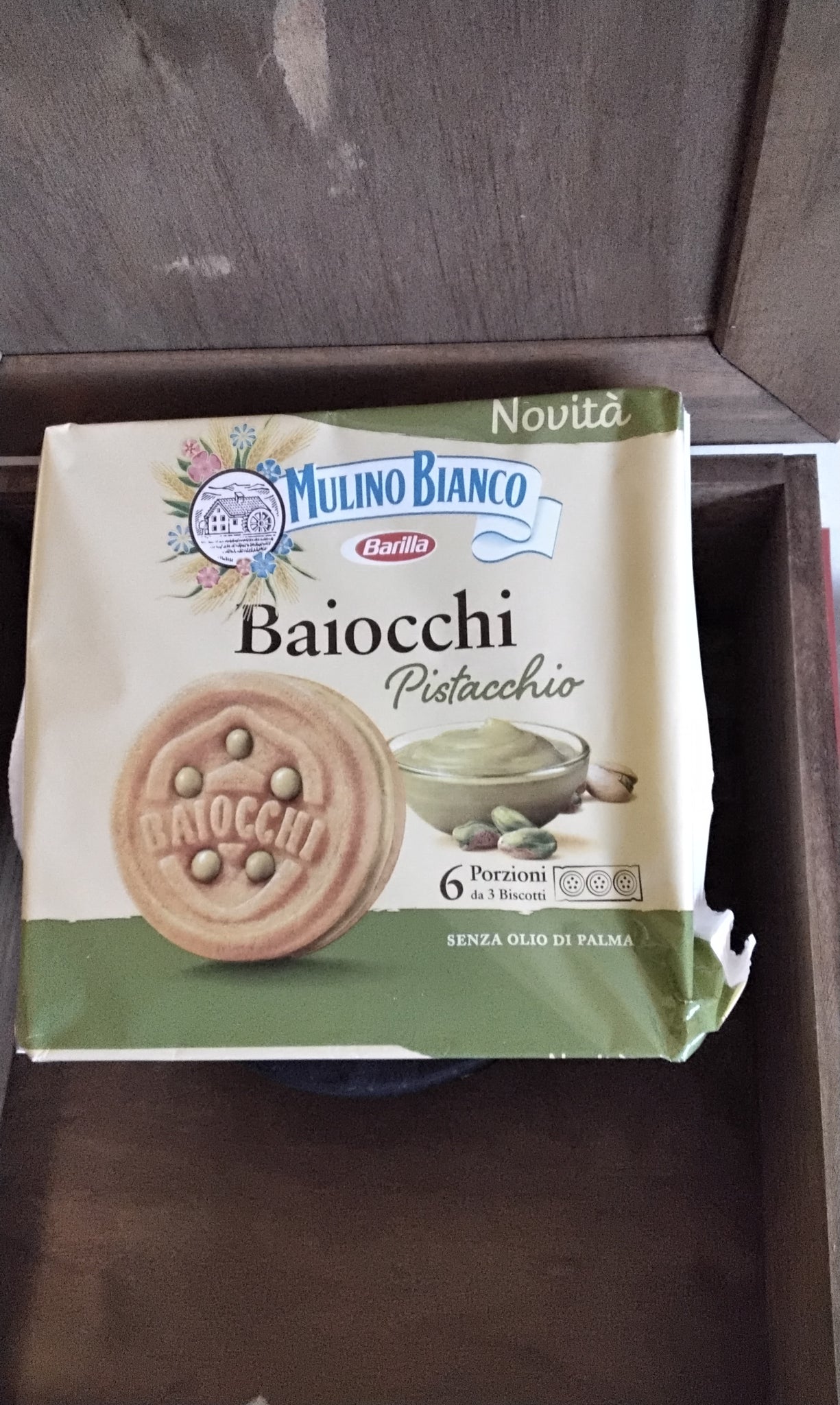 Mulino Bianco Baiocchi à la Pistache 168g (6x28g) – Italian Gourmet FR