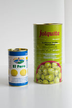 Charger l&#39;image dans la galerie, JOLQUITA - Olives vertes Manzanilla farcis aux anchois (600g) - Les produits du soleil
