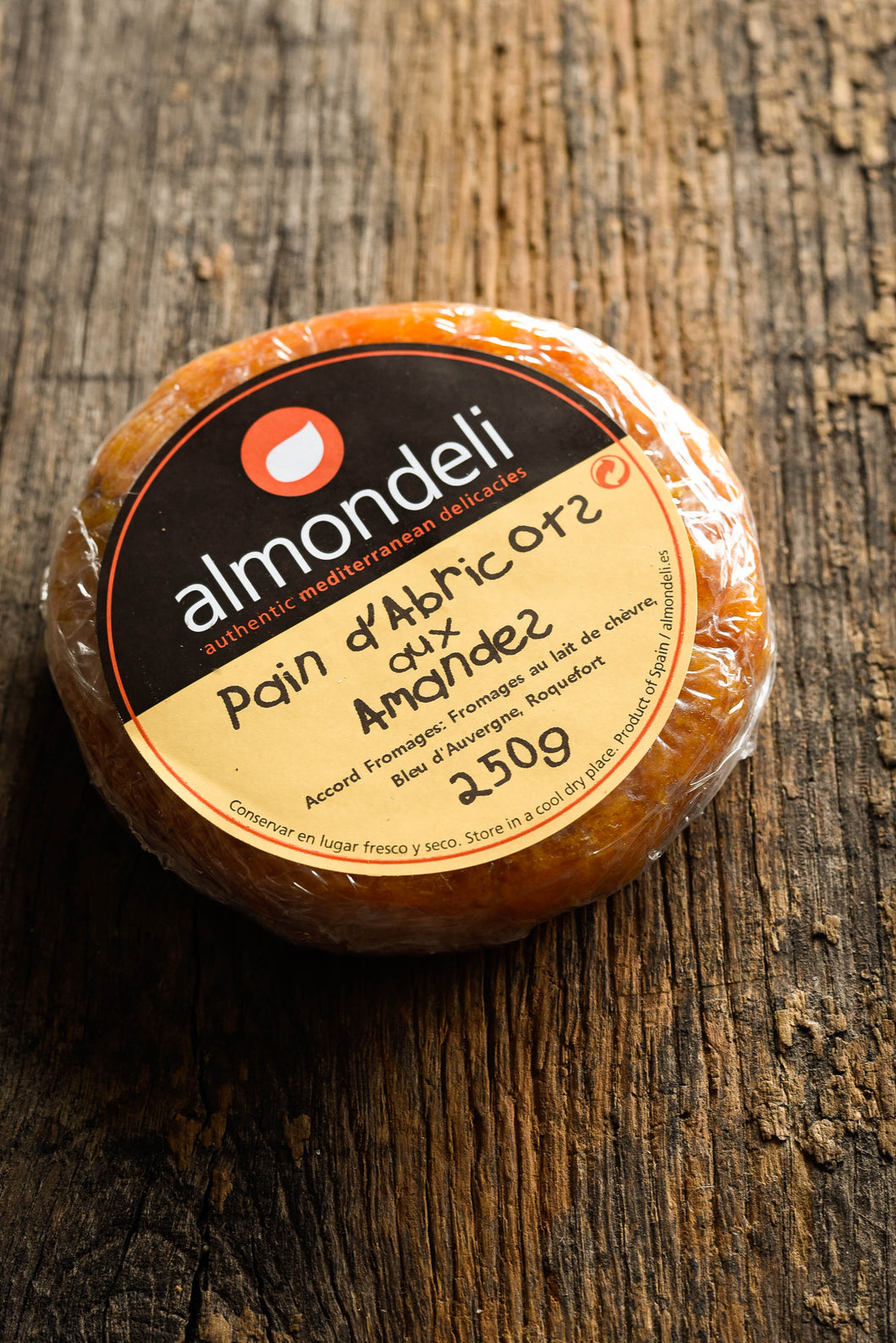 ALMONDELI - Pain d'abricots aux amandes (250g) - Les produits du soleil