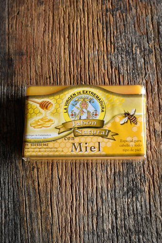 LA VIRGEN DE EXTREMADURA - Savon naturel au miel (150g) - Les produits du soleil