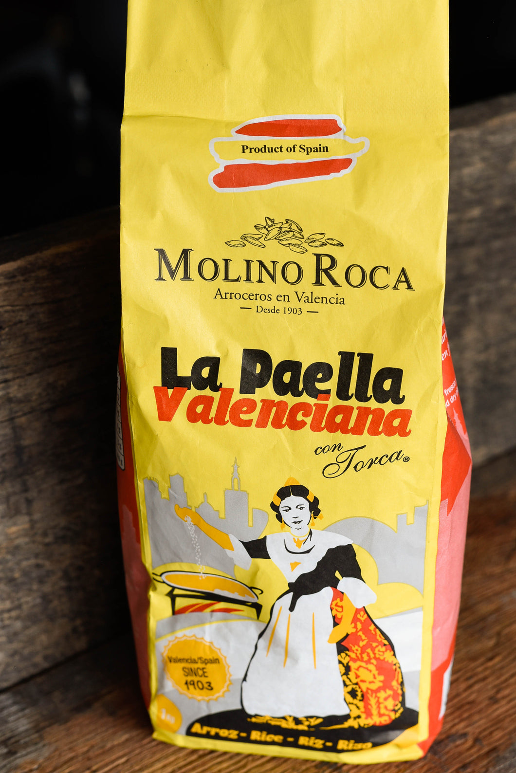 MOLINO ROCA - Riz de Valence pour Paella (1kg) - Les produits du soleil
