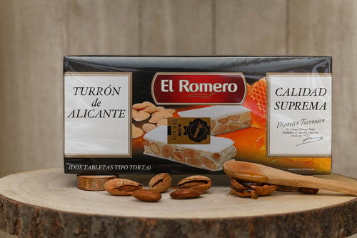 EL ROMERO - Turrón (nougat) de Alicante (300g) - Les produits du soleil