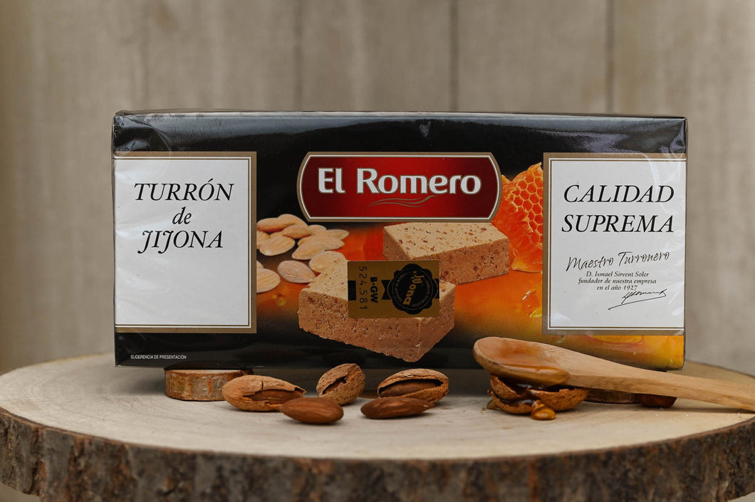EL ROMERO - Turrón (nougat) de Jijona (300g) - Les produits du soleil