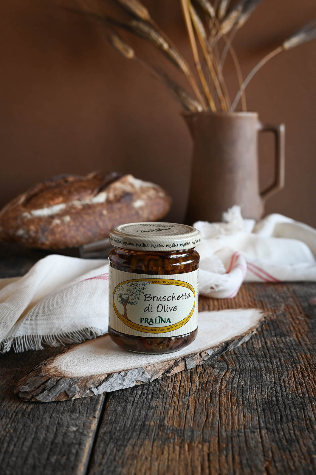 PRALINA - Bruschetta aux olives (180g) - Les produits du soleil