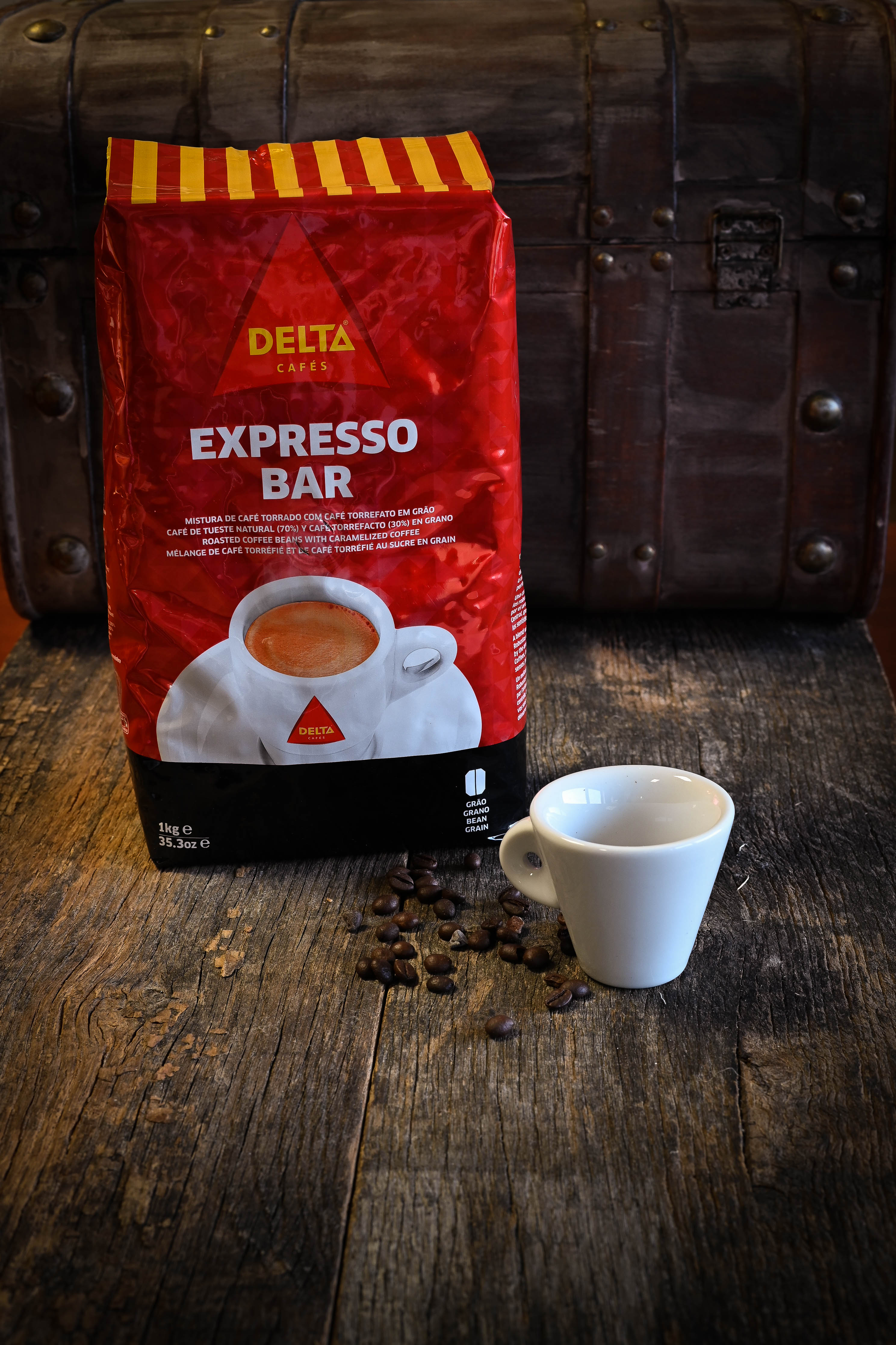 Delta Les grains de café Grao Lote Expresso Bar 1 kg