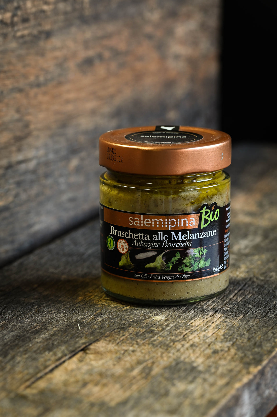 Bruschetta aux aubergines BIO (190g)