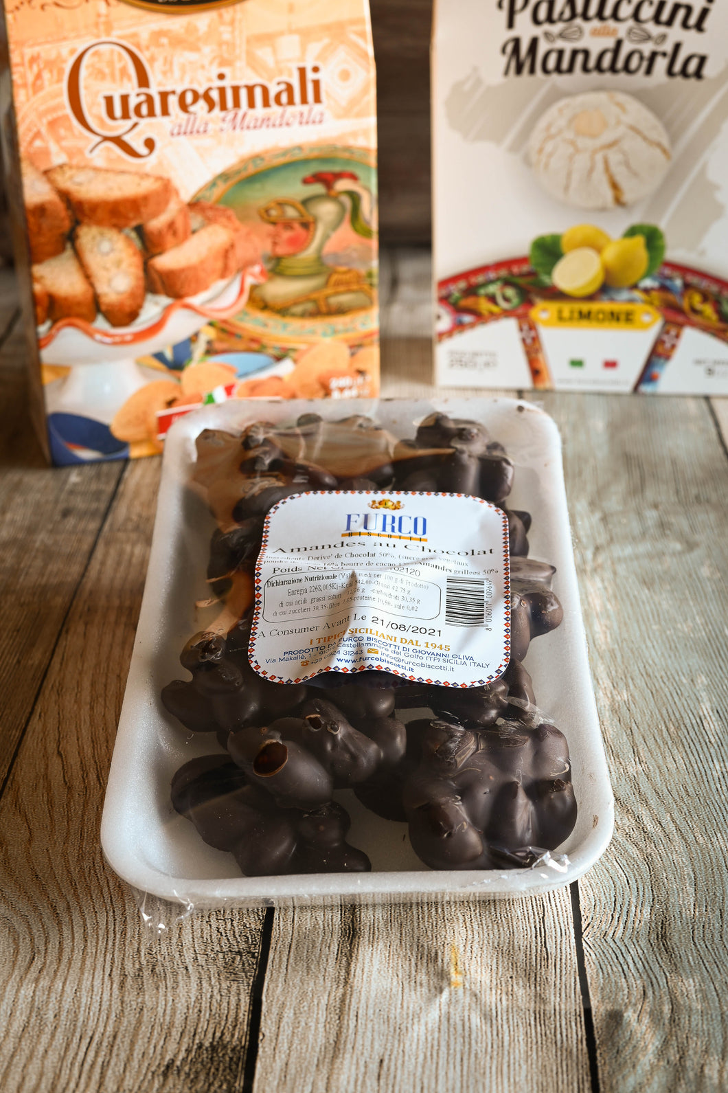 FURCO - Biscuit amandes au chocolat (250g) - Les produits du soleil