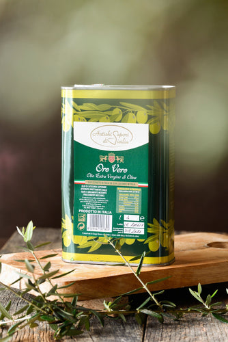 ANTICHI SAPORI - Huile d'olive extra vierge de Sicile (1l) - Les produits du soleil